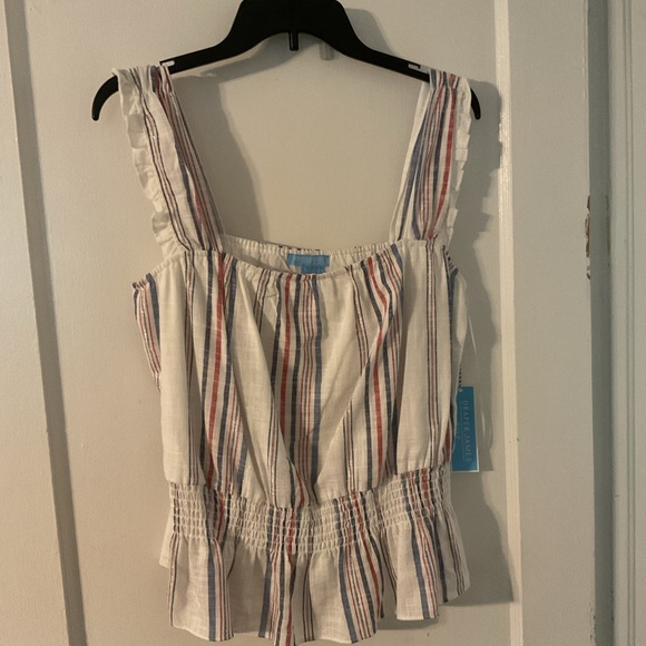 Draper James Peplum Fourth of July Top - Picture 2 of 5